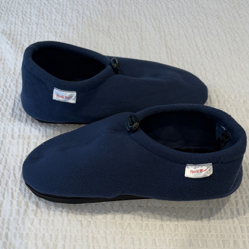 Magic Bag Heated/ Chilled Fleece Men’s Slippers